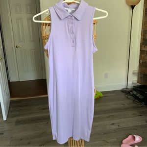 Light purple stretchy dress. Size medium, only worn once like new condition.